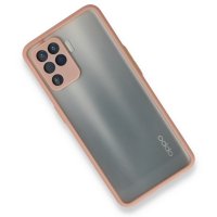 Newface Oppo Reno 5 Lite Kılıf Montreal Silikon Kapak - Pembe