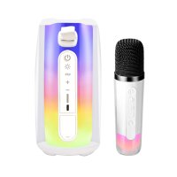 Newface Pluse 7 Mikrofonlu RGB Kablosuz Hoparlör - Beyaz