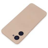 Newface Realme 10 4G Kılıf Nano içi Kadife Silikon - Pudra