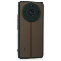 Newface Realme 11 Pro Kılıf Montreal Silikon Kapak - Yeşil