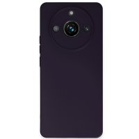 Newface Realme 11 Pro Kılıf Nano içi Kadife Silikon - Mor