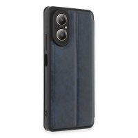 Newface Realme 12 Lite Kılıf Flip Cover - Lacivert