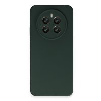 Newface Realme 12 Pro Kılıf First Silikon - Koyu Yeşil