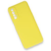 Newface Realme 7 Kılıf First Silikon - Sarı