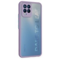 Newface Realme 8 Kılıf Montreal Silikon Kapak - Mor