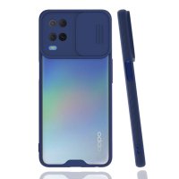 Newface Realme 8 Kılıf Platin Kamera Koruma Silikon - Lacivert