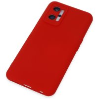 Newface Realme 9i 4G Kılıf Nano içi Kadife Silikon - Kırmızı
