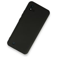 Newface Realme C11 2021 Kılıf Nano içi Kadife Silikon - Siyah