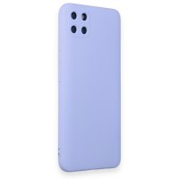 Newface Realme C11 Kılıf Nano içi Kadife Silikon - Lila