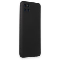 Newface Realme C11 Kılıf Nano içi Kadife Silikon - Siyah