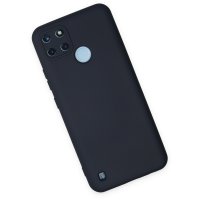 Newface Realme C21Y Kılıf Nano içi Kadife Silikon - Lacivert