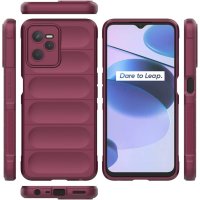 Newface Realme C35 Kılıf Optimum Silikon - Bordo