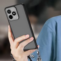 Newface Realme C53 Kılıf Elegant Kapak - Titan Gri