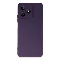 Newface Realme C53 Kılıf Nano içi Kadife Silikon - Mor