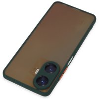 Newface Realme C55 Kılıf Montreal Silikon Kapak - Yeşil