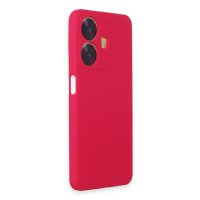 Newface Realme C55 Kılıf Nano içi Kadife Silikon - Pembe