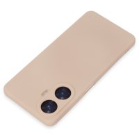 Newface Realme C55 Kılıf Nano içi Kadife Silikon - Pudra