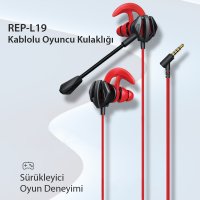 Newface REP-L19 Kablolu Oyuncu Kulaklığı - Siyah