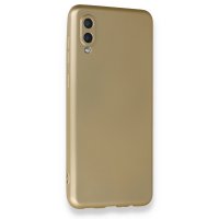 Newface Samsung Galaxy A02 Kılıf First Silikon - Gold