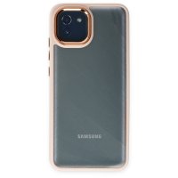 Newface Samsung Galaxy A03 Kılıf Dora Kapak - Pudra