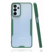 Newface Samsung Galaxy A04S Kılıf Platin Silikon - Yeşil