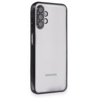 Newface Samsung Galaxy A04S Kılıf Razer Lensli Silikon - Siyah