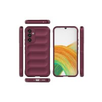 Newface Samsung Galaxy A05S Kılıf Optimum Silikon - Bordo