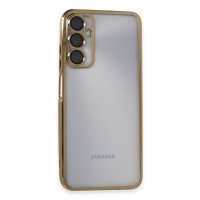 Newface Samsung Galaxy A05S Kılıf Razer Lensli Silikon - Gold