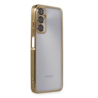 Newface Samsung Galaxy A05S Kılıf Razer Lensli Silikon - Gold