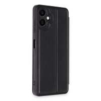Newface Samsung Galaxy A06 Kılıf Flip Cover - Siyah