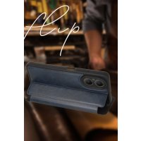 Newface Samsung Galaxy A06 Kılıf Flip Cover - Siyah