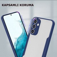 Newface Samsung Galaxy A14 4G Kılıf Platin Silikon - Kırmızı