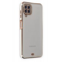 Newface Samsung Galaxy A22 Kılıf Liva Silikon - Beyaz