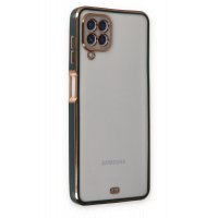 Newface Samsung Galaxy M32 Kılıf Liva Silikon - Yeşil