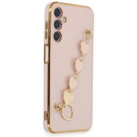 Newface Samsung Galaxy A24 4G Kılıf Esila Silikon - Pudra