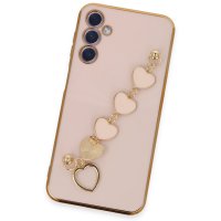 Newface Samsung Galaxy A24 4G Kılıf Esila Silikon - Pudra