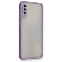 Newface Samsung Galaxy A30S Kılıf Montreal Silikon Kapak - Mor