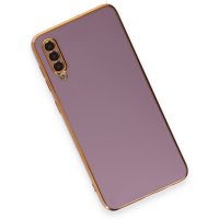 Newface Samsung Galaxy A30S Kılıf Volet Silikon - Mor