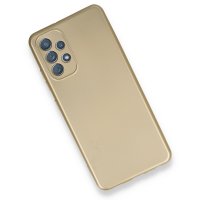 Newface Samsung Galaxy A32 Kılıf First Silikon - Gold