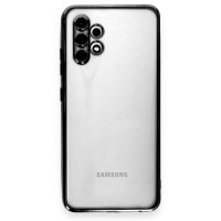 Newface Samsung Galaxy A32 Kılıf Razer Lensli Silikon - Siyah