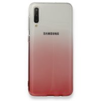 Newface Samsung Galaxy A50S Kılıf Lüx Çift Renkli Silikon - Pembe