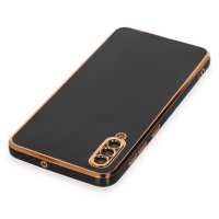 Newface Samsung Galaxy A50S Kılıf Volet Silikon - Siyah