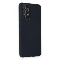 Newface Samsung Galaxy A52 Kılıf Lansman Glass Kapak - Lacivert