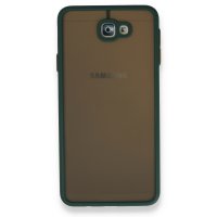 Newface Samsung Galaxy J7 Prime Kılıf Montreal Silikon Kapak - Yeşil