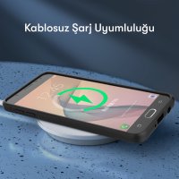 Newface Samsung Galaxy J7 Prime Kılıf Optimum Silikon - Bordo