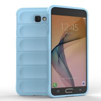 Newface Samsung Galaxy J7 Prime Kılıf Optimum Silikon - Sky Blue