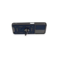 Newface Samsung Galaxy M14 5G Kılıf Pars Lens Yüzüklü Silikon - Lacivert