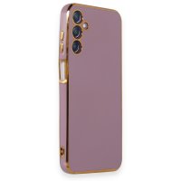 Newface Samsung Galaxy M14 5G Kılıf Volet Silikon - Mor
