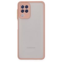 Newface Samsung Galaxy M22 Kılıf Montreal Silikon Kapak - Pembe