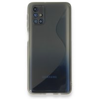 Newface Samsung Galaxy M31S Kılıf S Silikon - Gri